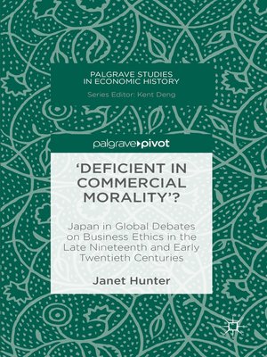 cover image of 'Deficient in Commercial Morality'?